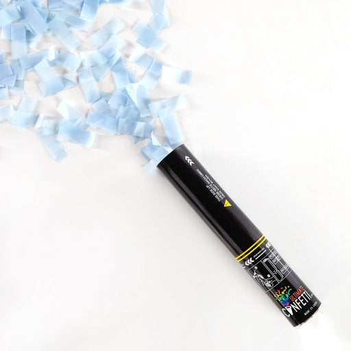 Baby Blue - Handheld Confetti Popper Cannon (11") - Ultimate Confetti