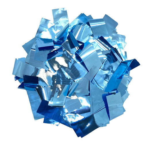 Baby Blue Metallic Foil Confetti (1lb) - Ultimate Confetti