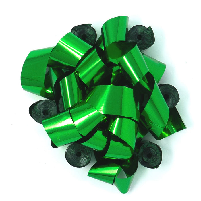 Green Metallic Foil Streamers - 20 Rolls (1" x 30') - Ultimate Confetti