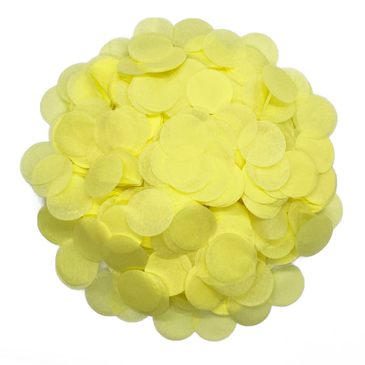 round yellow confetti 